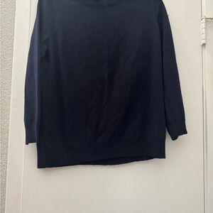 J. Crew Men's Navy Crewneck Sweater